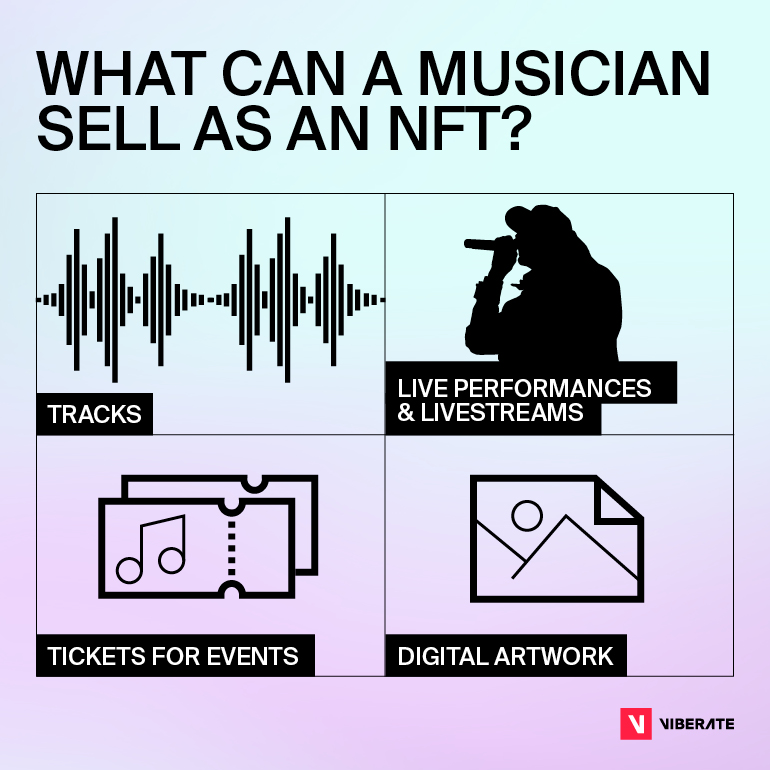 What can a musician sell as an NFT?