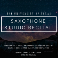 University of Texas Saxophone Studio