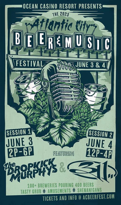 Atlantic City Beer & Music Festival Festival Lineup, Dates and