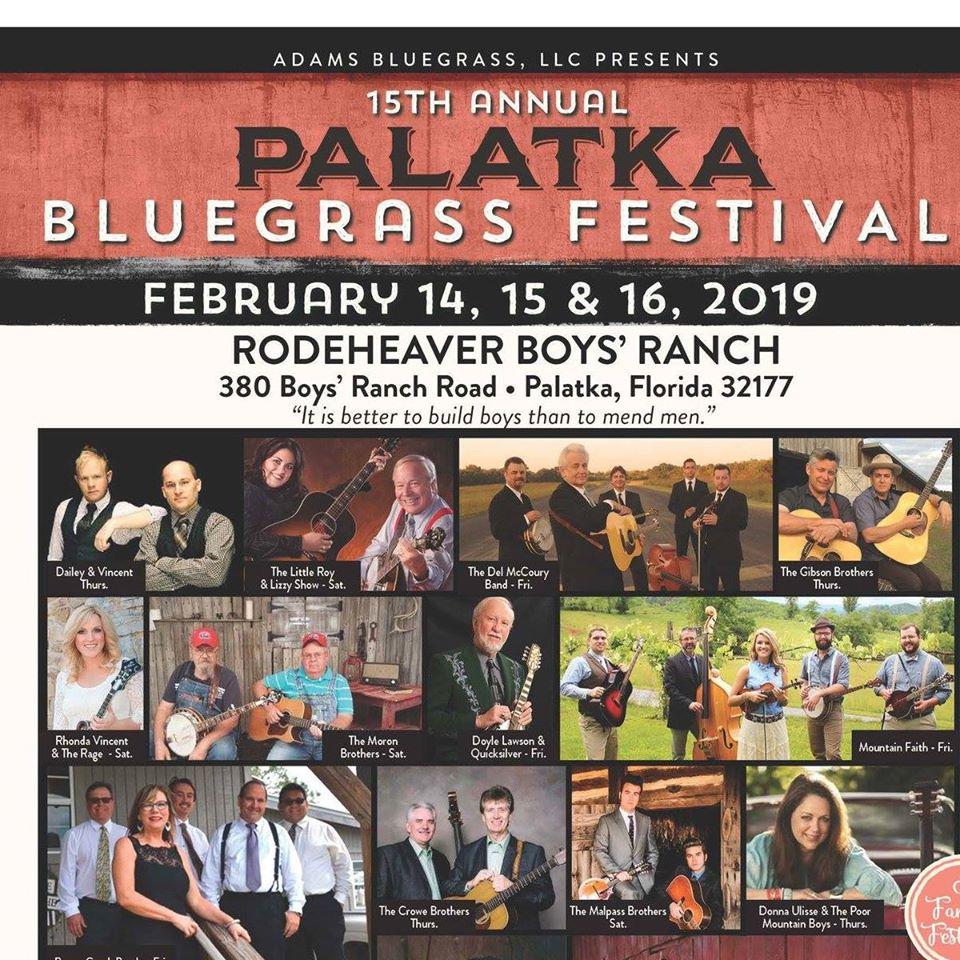 Fall Palatka Bluegrass Festival Festival Lineup, Dates and Location