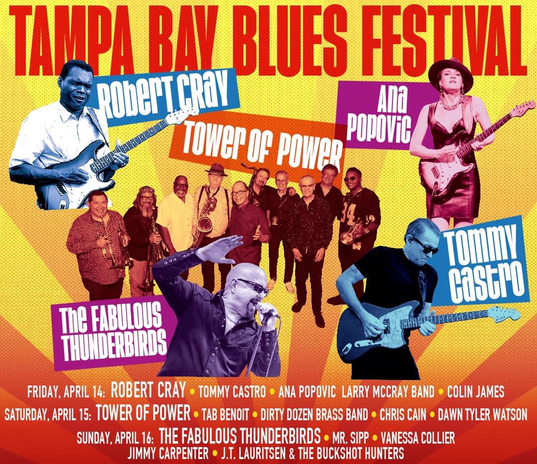 Tampa Bay Blues Festival Festival Lineup, Dates and Location